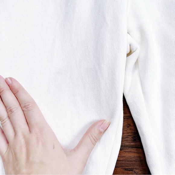 Outdoor Voices • Nimbus Sweatpant jogger pants Vanilla organic cotton terry knit - Picture 13 of 14